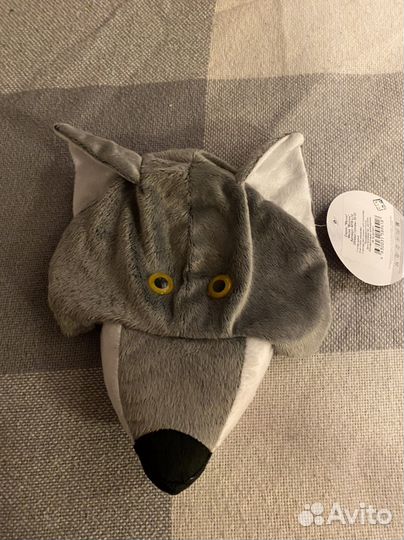 Крнавальная маска шапка волк заяц собака