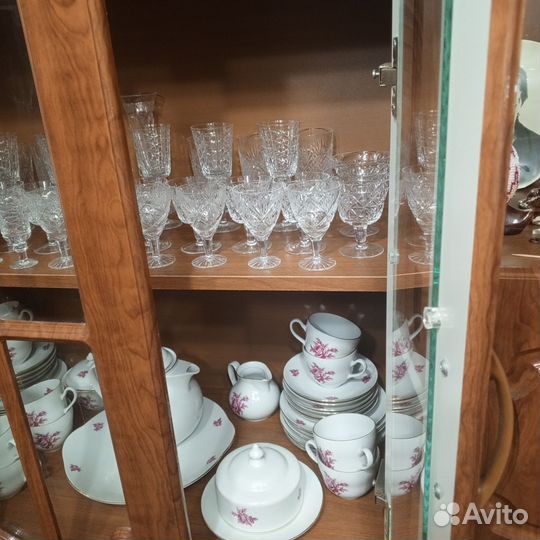 Хрусталь СССР. Чайный сервиз Чехия
