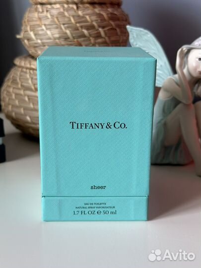 Туалетная вода tiffany co, sheer 50мл