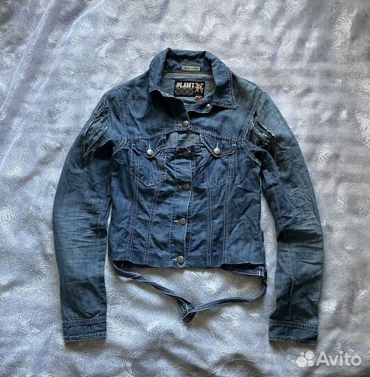 Jean paul gaultier джинсовая куртка vintage