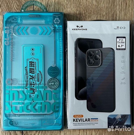 Кевларовый чехол Keephone для iPhone 15 Pro Max