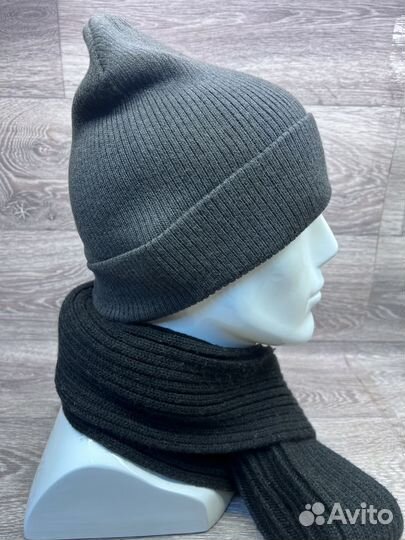 Шапка мужская вязаная из шерсти, Tesoro