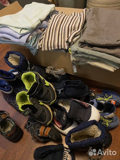 Детские вещи и обувь б/у на мальчика