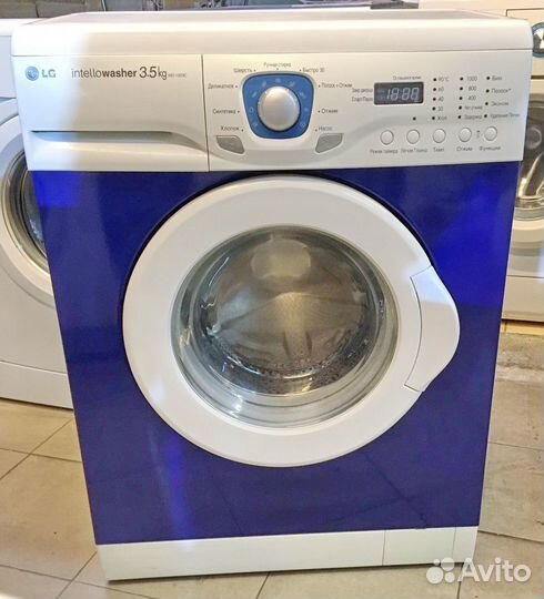 LG синий металлик узкая, 1 год гарантии