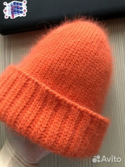 Шапка из пуха норки ручная работа