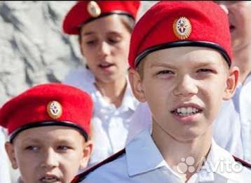 Берет кадетский мчс