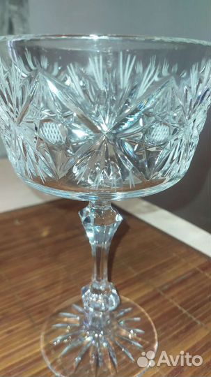 Фужер - кубок хрустальный СССР