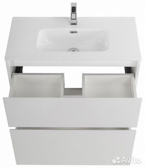 Тумба с раковиной BelBagno Kraft 39-80-PIA Bianco Opaco