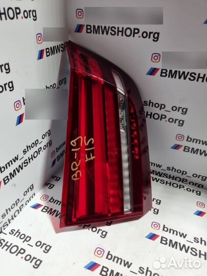 Фонарь крышки багажника левый BMW X5 F15 2018