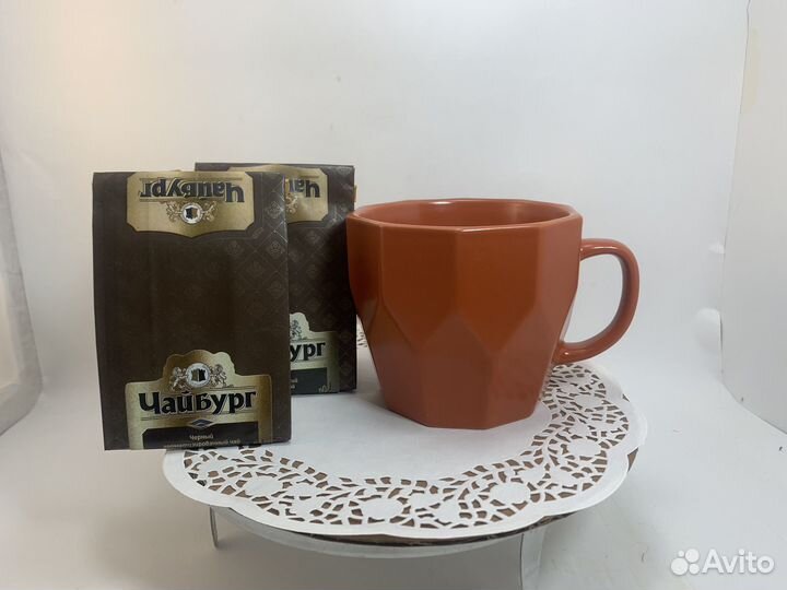 Кружка фарфоровая новая