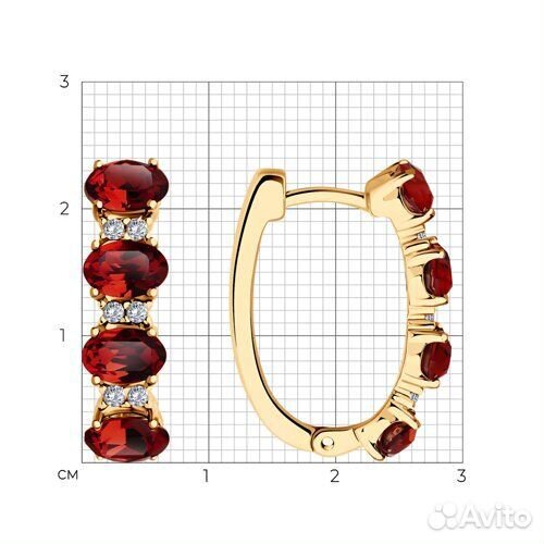 Серьги sokolov из серебра, 92023070