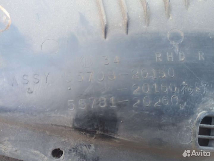 Жабо, решётка под лобовое, Toyota corona st190