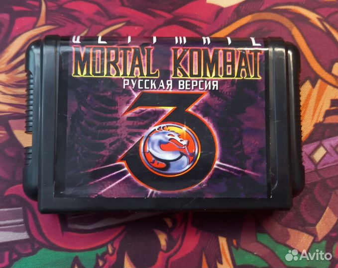 Mortal combat 3 ultimate картридж для sega