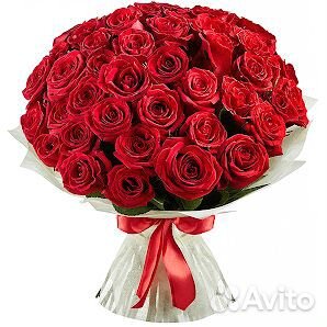 Букет из 51 розы, доставка цветов и букетов, роз