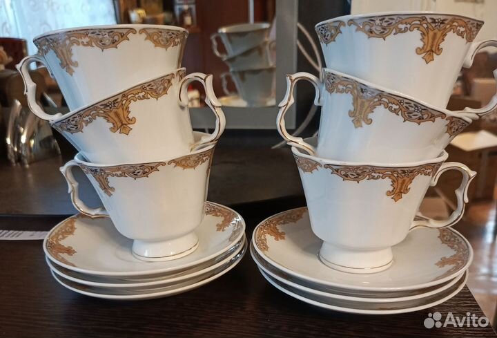 Чайные пары, на 6 персон новый