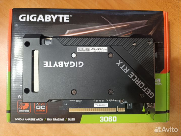 Новая видеокарта rtx 3060 12 gb