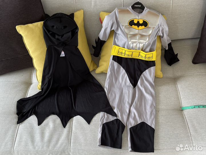 Костюм карнавальный для мальчика batman на 5-6 лет