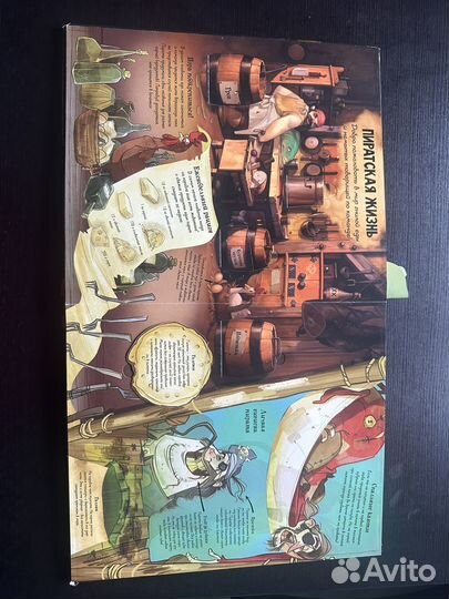 Книга с окошками и сюрпризами Пираты