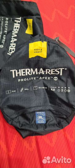 Самонадувающийся коврик Therm-a-rest Prolite Apex