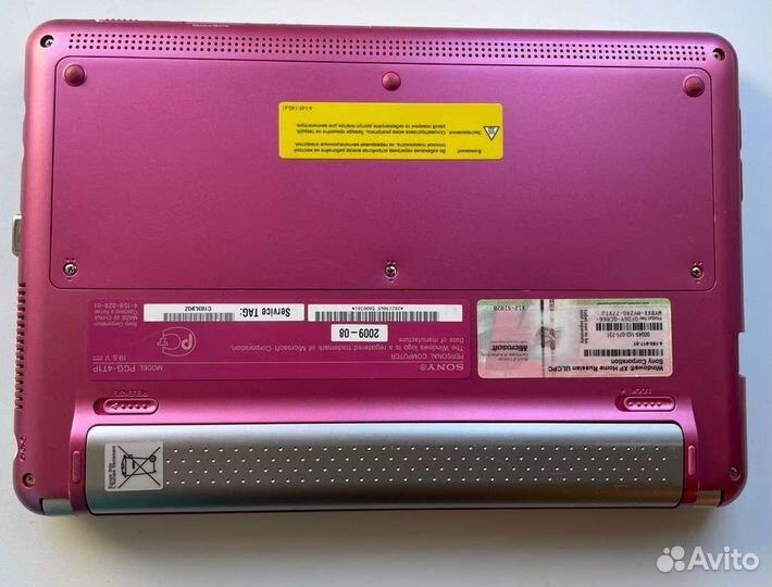 Ноутбук/нетбук Sony vaio VPC-W11S1R/P