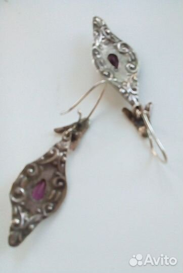 Серьги серебро 925 проба