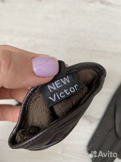 Перчатки женские кожаные