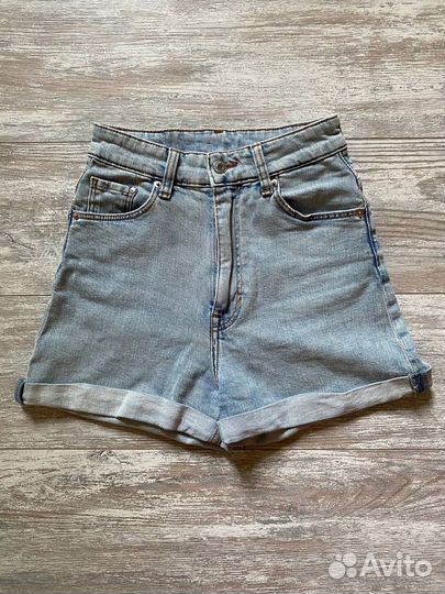 Джинсовые шорты MOM женские H&M