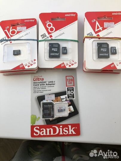 Карта памяти micro sd и USB