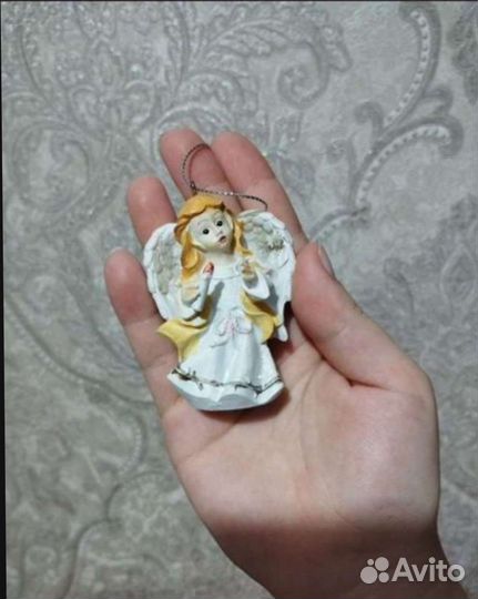 Ангел статуэтка, горшок под цветы