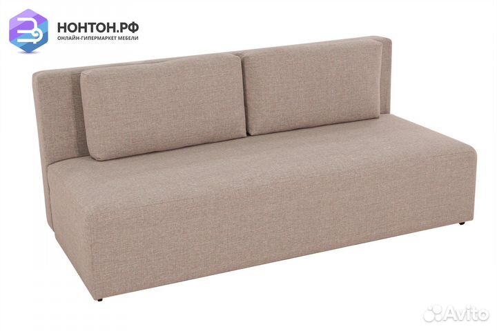 Диван еврокнижка Норд без боковин светло-бежевый