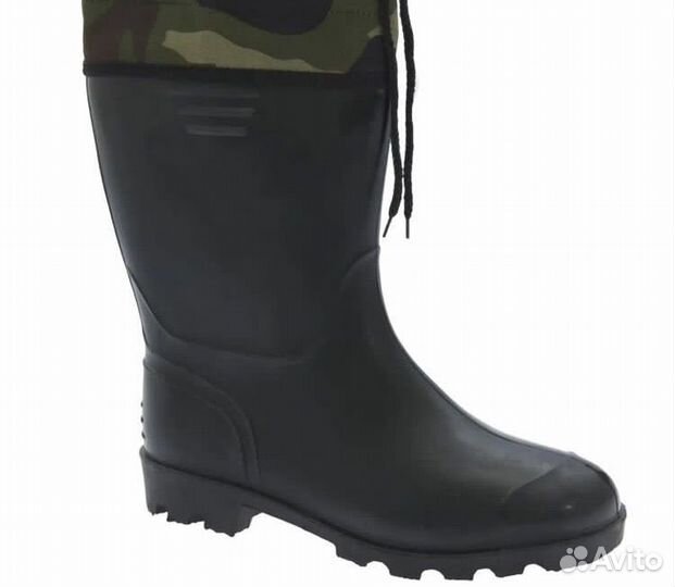 Сапоги резиновые с чехлом