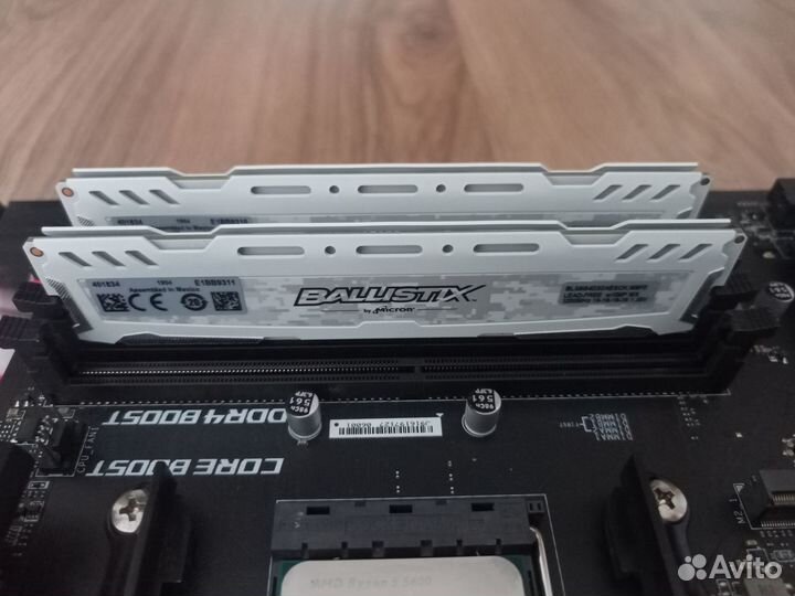 Материнская плата MSI X470 + Ryzen5 5600 + RAM 16G