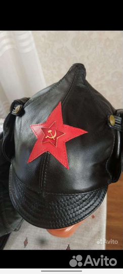 Кожаная буденовка 58-59