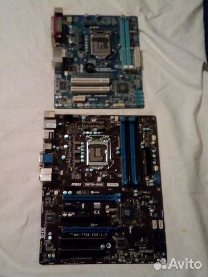 Материская плата 1155 MSi и Gigabyte