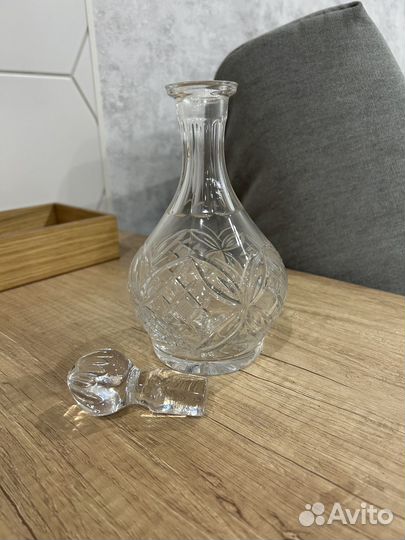 Графин штоф хрустальный