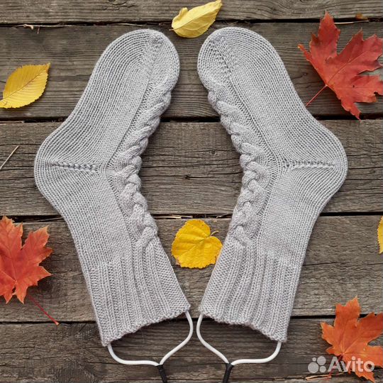 Носки вязаные, ручная работа га заказ