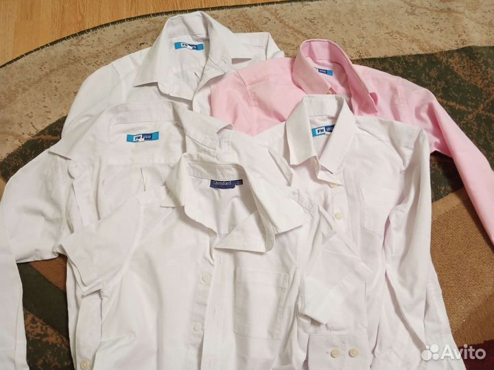 Рубашка школьная для мальчика 122