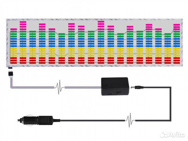 Эквалайзер декоративный светящийся