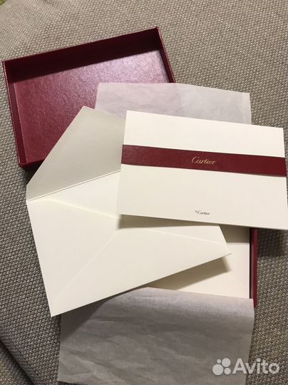 Набор для письма Cartier (карточки и конверты)