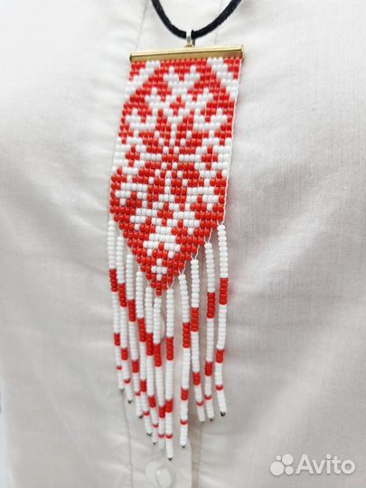 Подвеска из бисера