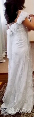 Эксклюзивное свадебное платье 42размер