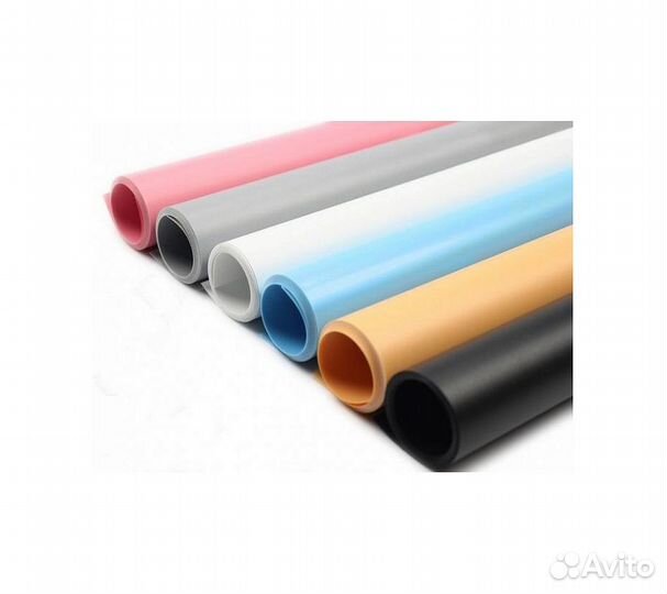 Фон пластиковый FST 60х130 синий матовый