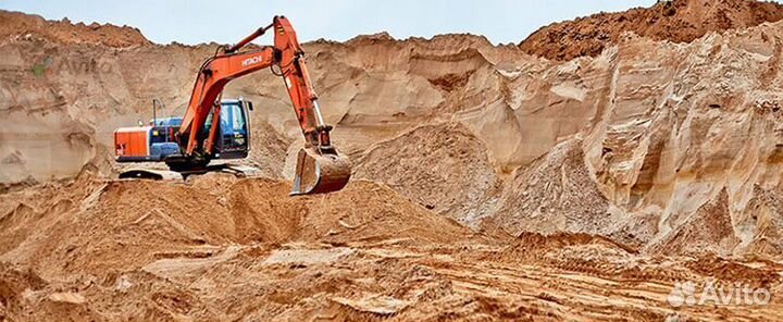 Песок речной с доставкой