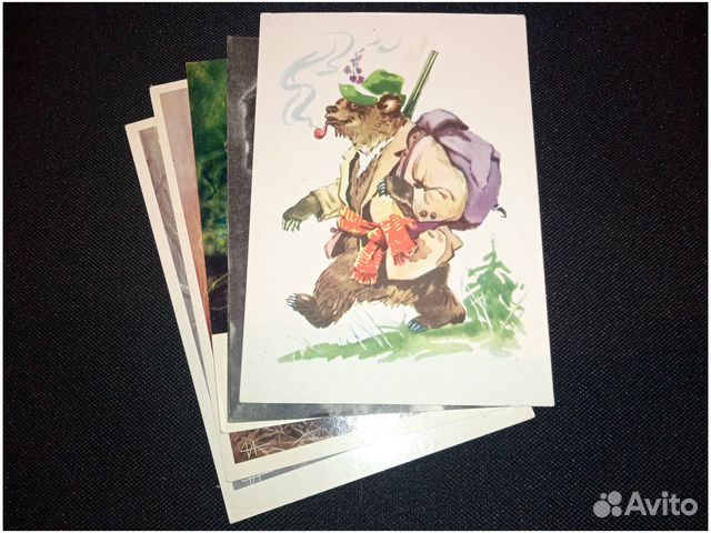 Старые открытки СССР / Мир животных