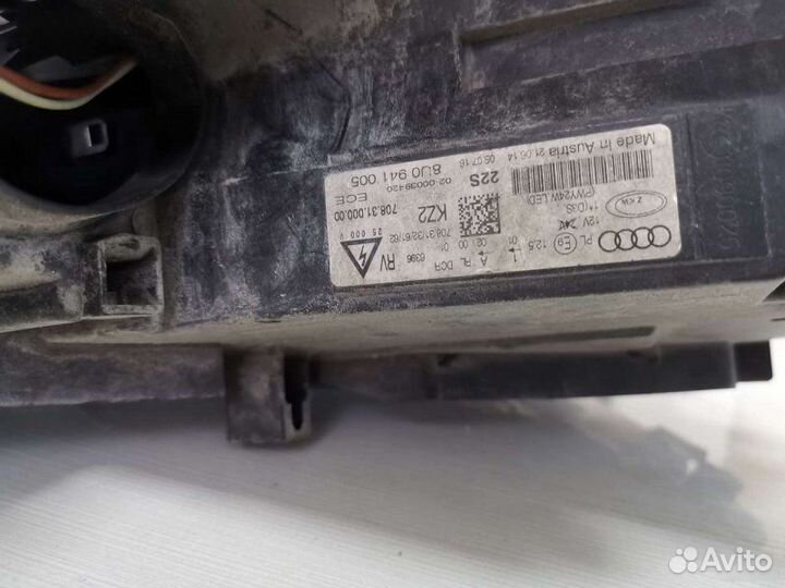Фара левая Xenon Audi Q3 8U 2011 2013 2012 2014