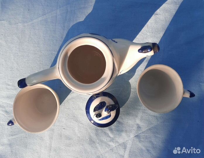 Гжель СССР посуда