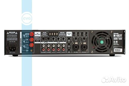 M-483T CVGaudio Трансляционный микшер-усилитель