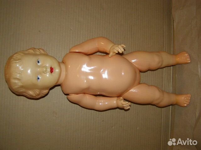 Кукла целлулоид.50-е годы.ссср. люкс 52 см