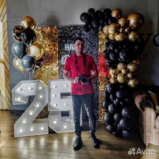 Фотозона день рождения выпускной корпоратив