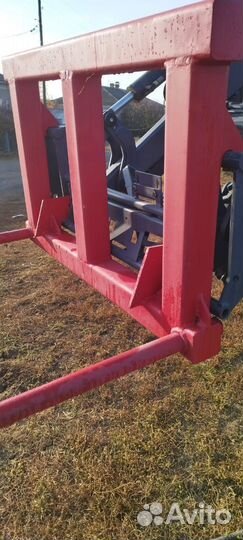 Вилы на мтз для погрузки рулонов сена, корчеватель